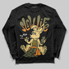 Olive Sneakers DopeSkill Long Sleeve T-Shirt Slow Life Graphic Streetwear  - Black