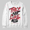 Jordan 1 Low OG "Chicago" DopeSkill Sweatshirt They Not Like Us Graphic Streetwear - White