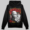 Red Sneakers DopeSkill Hoodie Sweatshirt New Get Rich Graphic Streetwear - Black