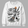 Jordan 3 Retro 'Fear Pack' DopeSkill Sweatshirt Gettin Bored With This Money Graphic Streetwear - White 