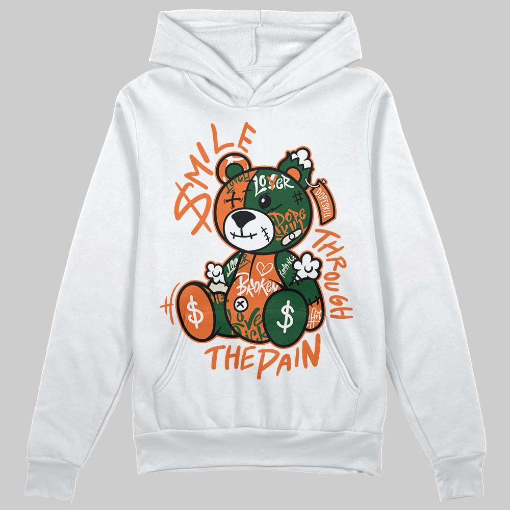 SoleFly x Air Jordan 3 “Fruits Of Our Labor” DopeSkill Hoodie Sweatshirt Smile Through The Pain Graphic Streetwear - White