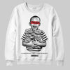 Grey Sneakers DopeSkill Sweatshirt Scared Money Don't Make No Money Graphic Streetwear - White 