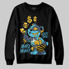 Jordan 11 Retro Gamma Blue (2025) DopeSkill Sweatshirt Make Money Graphic Streetwear - Black
