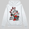 Black and White Sneakers DopeSkill Hoodie Sweatshirt Make Money Graphic Streetwear - White