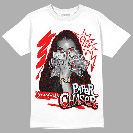 Jordan 11 Retro Cherry DopeSkill T-Shirt NPC Graphic Streetwear - White 