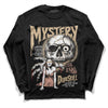 TAN Sneakers DopeSkill Long Sleeve T-Shirt Mystery Ghostly Grasp Graphic Streetwear - Black