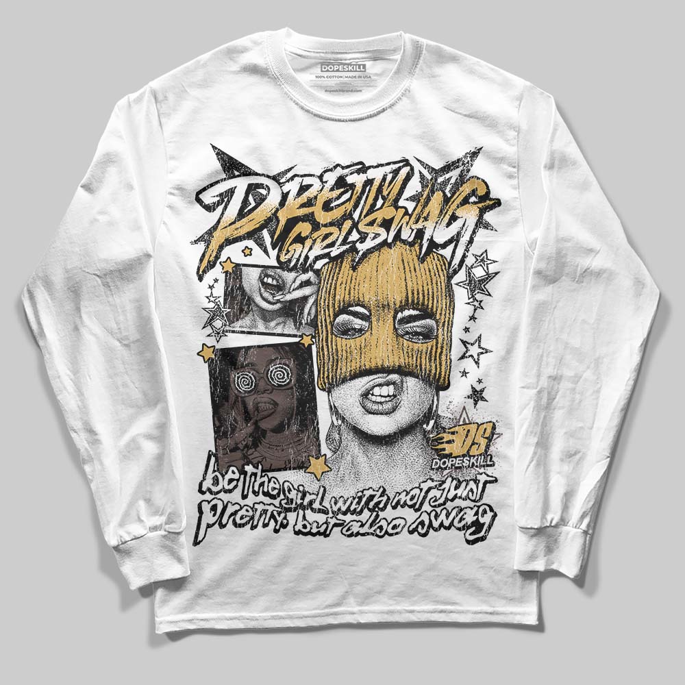 Adidas Samba OG C ‘Black Gum’ DopeSkill Long Sleeve T-Shirt Pretty Girl Swag Graphic Streetwear - White 