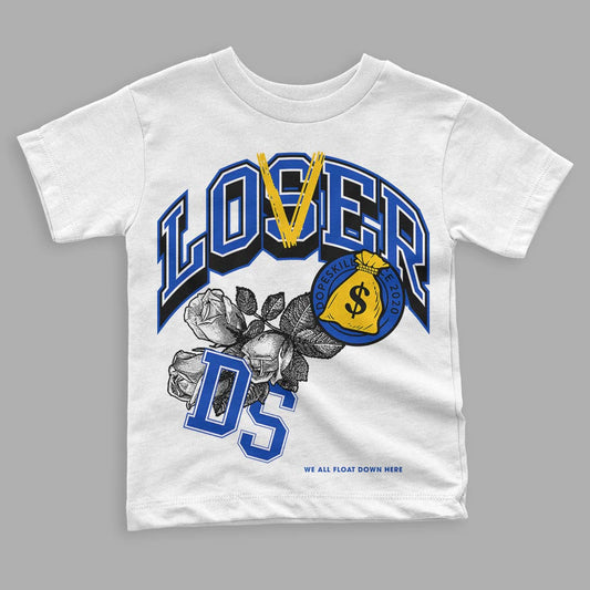 Jordan 14 “Laney” DopeSkill Toddler Kids T-shirt Loser Lover Graphic Streetwear - White