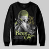 Jordan 4 GS “Light Lemon Twist” DopeSkill Sweatshirt Boys Don't Cry Graphic Streetwear  black