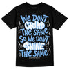 Jordan 9 Powder Blue DopeSkill T-Shirt Grind Shine Graphic Streetwear - Black