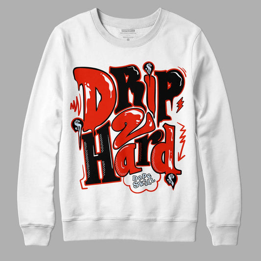 Jordan 6 Retro Toro Bravo DopeSkill Sweatshirt Drip Too Hard Graphic Streetwear - White 