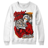 Jordan 4 Retro Red Cement DopeSkill Sweatshirt Stackin Mines Graphic Streetwear - White