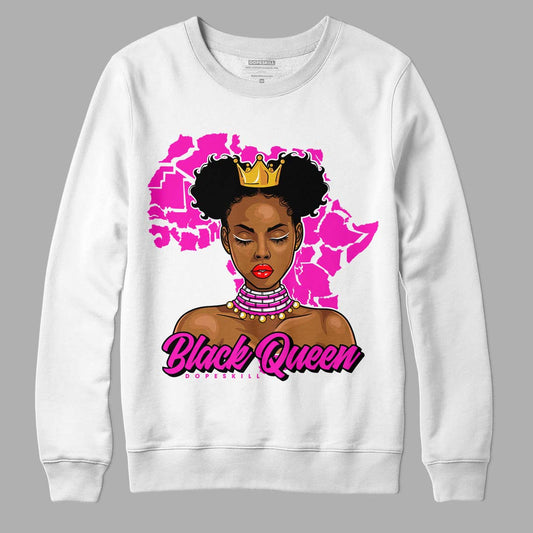 Dunk Low GS “Active Fuchsia” DopeSkill Sweatshirt Black Queen Graphic Streetwear - White