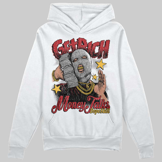 Jordan 14 Golf “Last Shot” DopeSkill Hoodie Sweatshirt Get Rich Graphic Streetwear - White