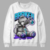 Jordan 6 "Aqua" DopeSkill Sweatshirt Sick Bear Graphic Streetwear - White 