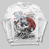 Jordan 6 “Reverse Infrared” DopeSkill Long Sleeve T-Shirt Drip Season Graphic Streetwear - WHite 