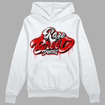 Jordan 1 Retro Low "Black Toe" DopeSkill Hoodie Sweatshirt Rare Breed Type Graphic Streetwear - White