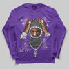 Key of Life Graphic DopeSkill Long Sleeve T-Shirt Streetwear - purple