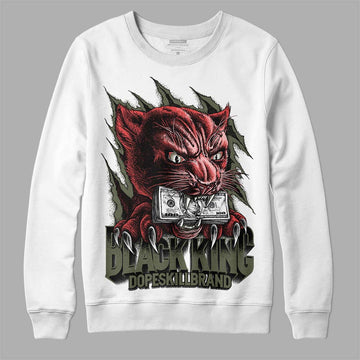 Dunk Mystic Red Cargo Khaki DopeSkill Sweatshirt Black King Graphic Streetwear - White