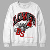 Jordan 1 Retro Low "Black Toe" DopeSkill Sweatshirt Loser Lover Graphic Streetwear - White