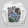 Jordan 12 Retro 'Melo' DopeSkill Long Sleeve T-Shirt Stressless Graphic Streetwear - White
