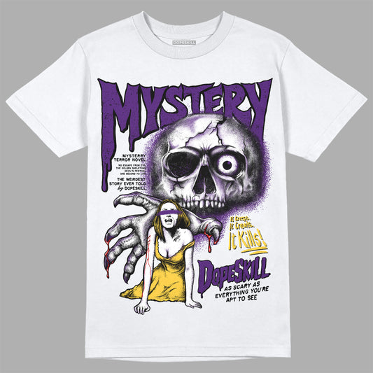 Jordan 12 “Field Purple” DopeSkill T-Shirt Mystery Ghostly Grasp Graphic Streetwear - White