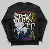 Jordan 17 Retro Low SP Infinite Archives DopeSkill Long Sleeve T-Shirt Speak It Graphic Streetwear - black