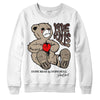 Jordan 1 High OG “Latte” DopeSkill Sweatshirt Love Kills Graphic Streetwear - White