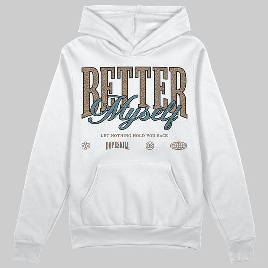 Jordan 3 GS “We Outside” DopeSkill Hoodie Sweatshirt Better Myself Graphic Streetwear - White