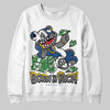 Jordan 9 Retro 'Flint Grey' 2026 DopeSkill Sweatshirt Born To Be Rich Graphic Streetwear - White