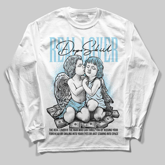 Vans Knu Stack Vintage Satin Dream Blue DopeSkill Long Sleeve T-Shirt Real Lover Graphic Streetwear - White