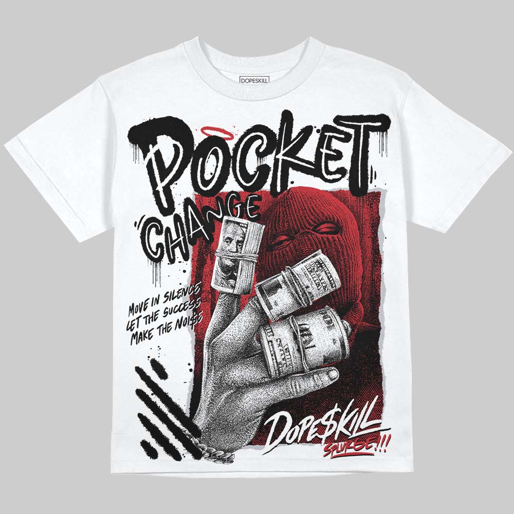 Jordan 11 Retro Low Bred (2025) DopeSkill Oversize Print T-Shirt Pocket Change Graphic Streetwear