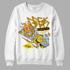 Jordan 6 “Yellow Ochre” DopeSkill Sweatshirt Break Through Graphic Streetwear - White