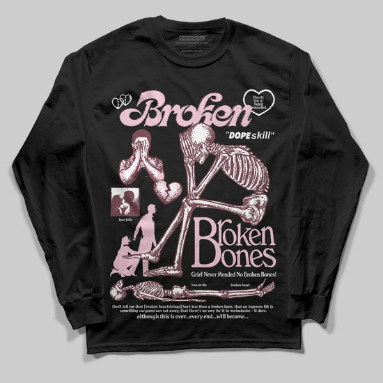 Asics Gel-Cumulus 16 "Port Royal" DopeSkill Long Sleeve T-Shirt Broken Bones Graphic Streetwear - Black