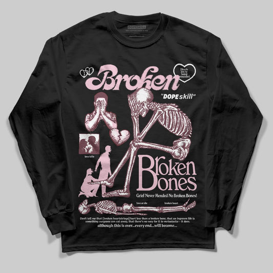 Asics Gel-Cumulus 16 "Port Royal" DopeSkill Long Sleeve T-Shirt Broken Bones Graphic Streetwear - Black