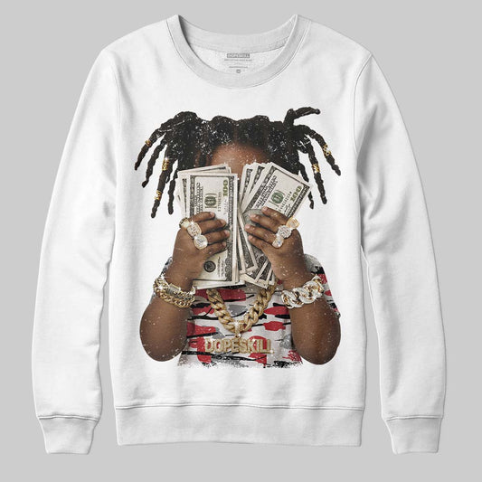 Jordan 8 Retro Bugs Bunny (2025) DopeSkill Sweatshirt Rich Youth Graphic Streetwear - White