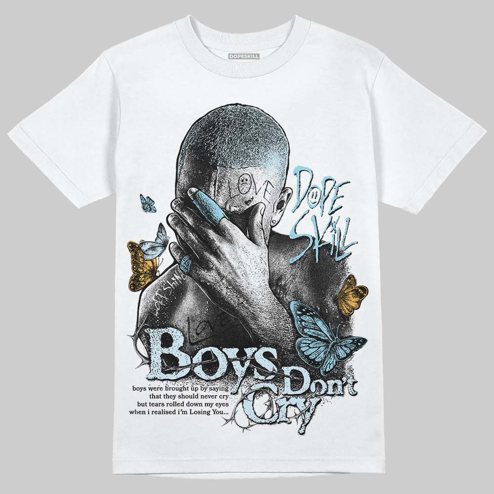 Vans Knu Stack Vintage Satin Dream Blue DopeSkill T-Shirt Boys Don't Cry Graphic Streetwear - White