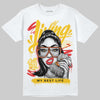 Yellow Sneakers DopeSkill T-Shirt Living My Best Life Graphic Streetwear - White