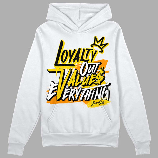 Jordan 6 “Yellow Ochre” DopeSkill Hoodie Sweatshirt LOVE Graphic Streetwear - White