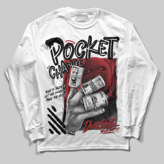 Jordan 14 Golf “Last Shot” DopeSkill Long Sleeve T-Shirt Pocket Change Graphic Streetwear - White