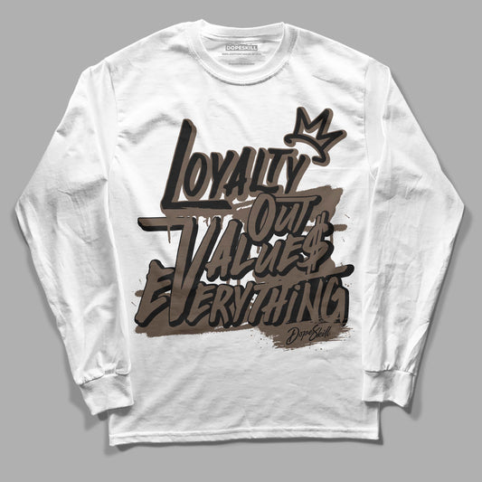 Jordan 1 Retro High OG Palomino DopeSkill Long Sleeve T-Shirt LOVE Graphic Streetwear - White