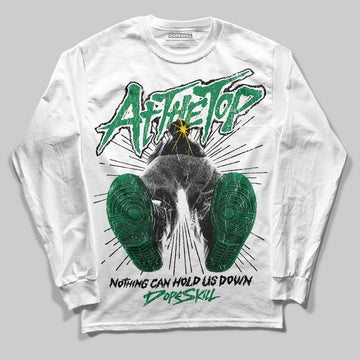 Green Sneakers DopeSkill Long Sleeve T-Shirt Nothing Can Hold US Down Graphic Streetwear - White