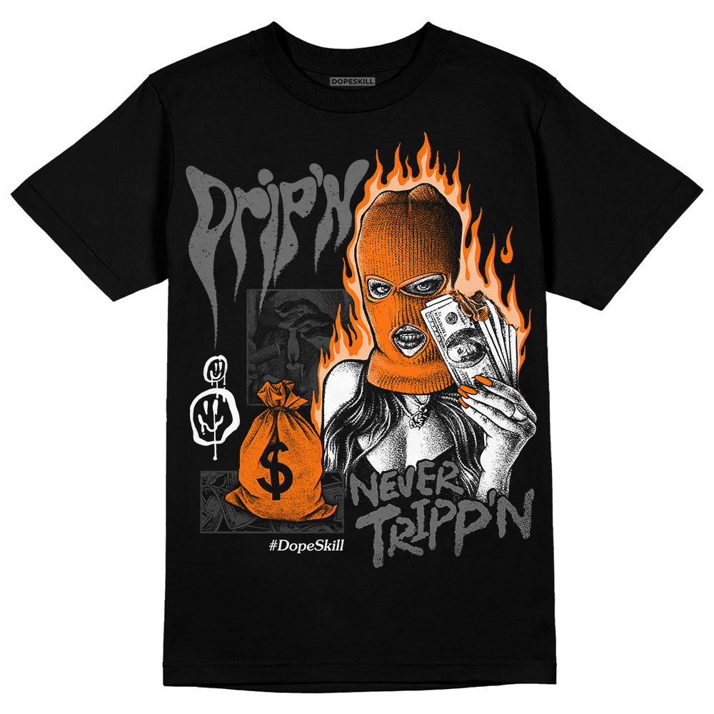 Jordan 3 Retro 'Fear Pack' DopeSkill T-Shirt Drip'n Never Tripp'n Graphic Streetwear - Black