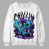 Jordan 6 "Aqua" DopeSkill Sweatshirt Chillin Graphic Streetwear - White