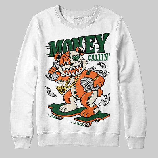 SoleFly x Air Jordan 3 “Fruits Of Our Labor” DopeSkill Sweatshirt Money Callin' Graphic Streetwear - White