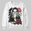 Jordan 5 Retro OG Black Metallic Reimagined DopeSkill Sweatshirt NPC Graphic Streetwear - White