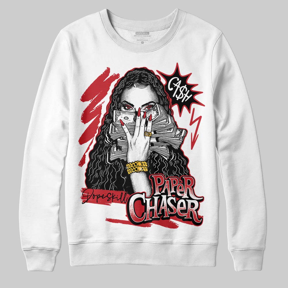 Jordan 1 Low OG "Chicago" DopeSkill Sweatshirt NPC Graphic Streetwear - White
