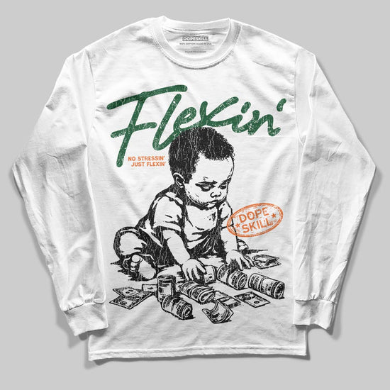SoleFly x Air Jordan 3 “Fruits Of Our Labor” DopeSkill Long Sleeve T-Shirt Flexin' Graphic Streetwear - White