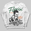 SoleFly x Air Jordan 3 “Fruits Of Our Labor” DopeSkill Long Sleeve T-Shirt Flexin' Graphic Streetwear - White