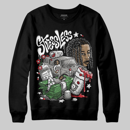 Jordan 3 Retro Pure Money DopeSkill Sweatshirt Stressless Graphic Streetwear - Black